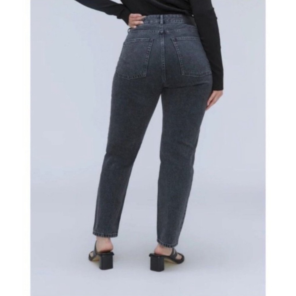 NWT Everlane The Curvy 90's Cheeky straight Jean washed black size: 29 regular - Picture 14 of 14